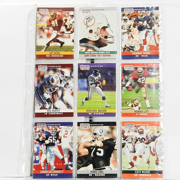 NFL Football Cards Old school - Picture 1 of 3